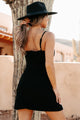 Casino Queen Rhinestone Bow Mini Dress (Black) - NanaMacs