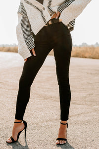 Rogue High Rise Super Skinny Cello Jeans (Black) - NanaMacs