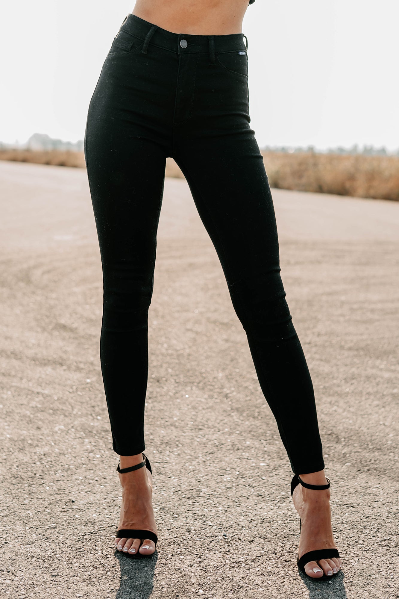 Rogue High Rise Super Skinny Cello Jeans (Black) - NanaMacs