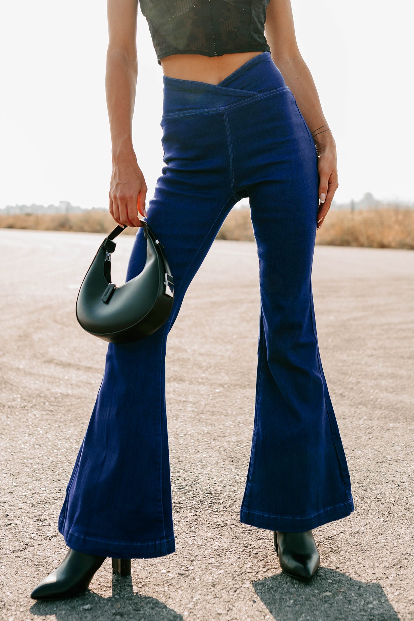 andmary デニム Navi flare denim andmary Navi flare denim Mサイズ