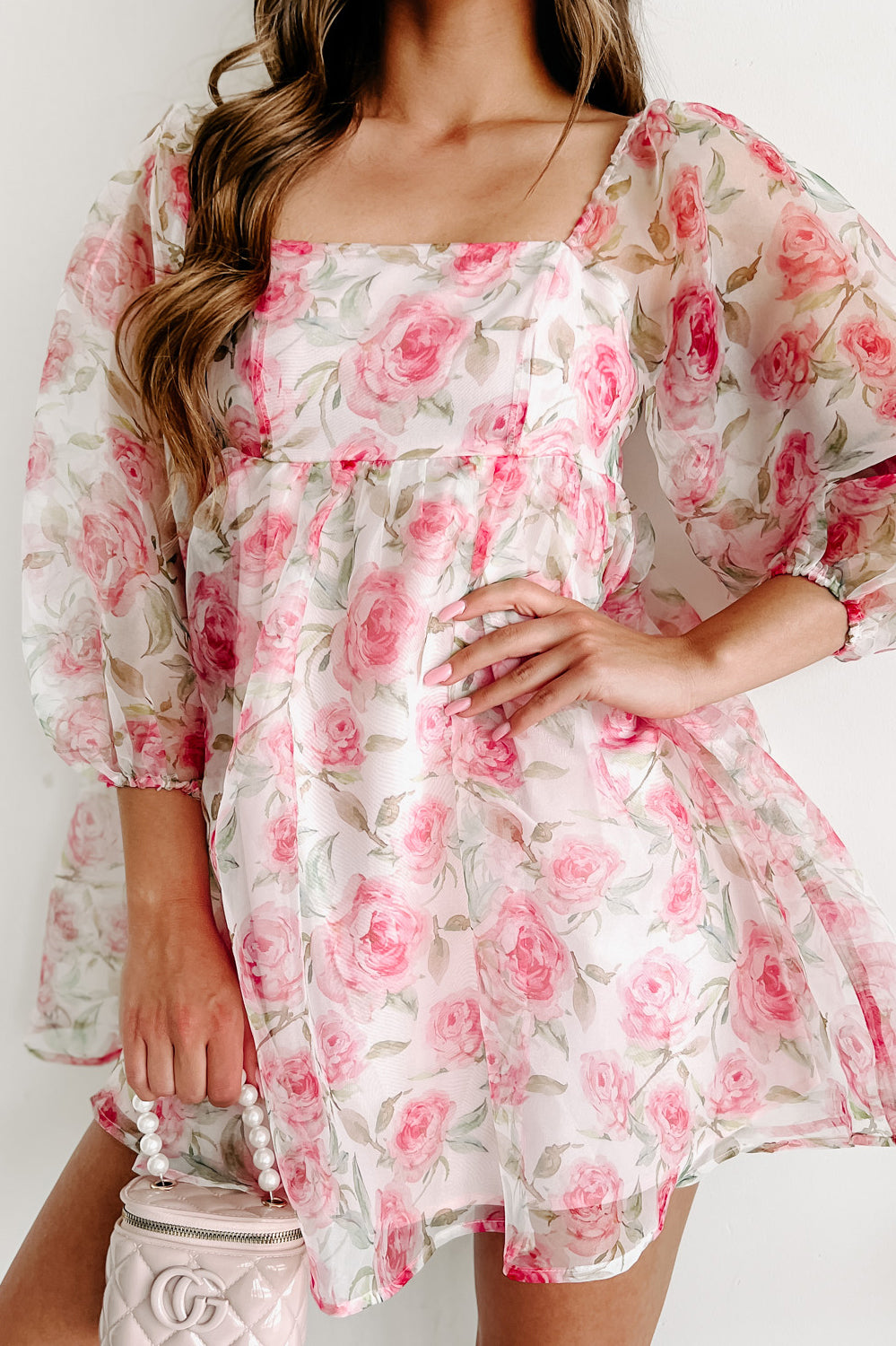 All I Know Floral Babydoll Dress (Pink) · NanaMacs