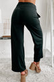 Doorbuster Just Relaxing Wide Leg Drawstring Waist Lounge Pants (Black) - NanaMacs