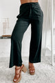 Doorbuster Just Relaxing Wide Leg Drawstring Waist Lounge Pants (Black) - NanaMacs