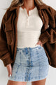 Here's To Today Sherpa Teddy Jacket (Brown) - NanaMacs
