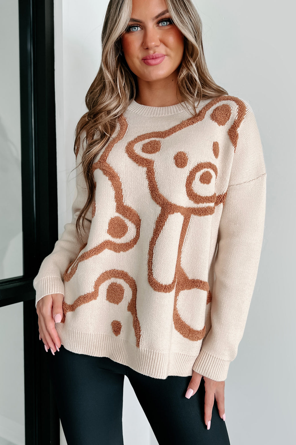 Soft & Fuzzy Feelings Leopard Print Sweater (Cream) · NanaMacs