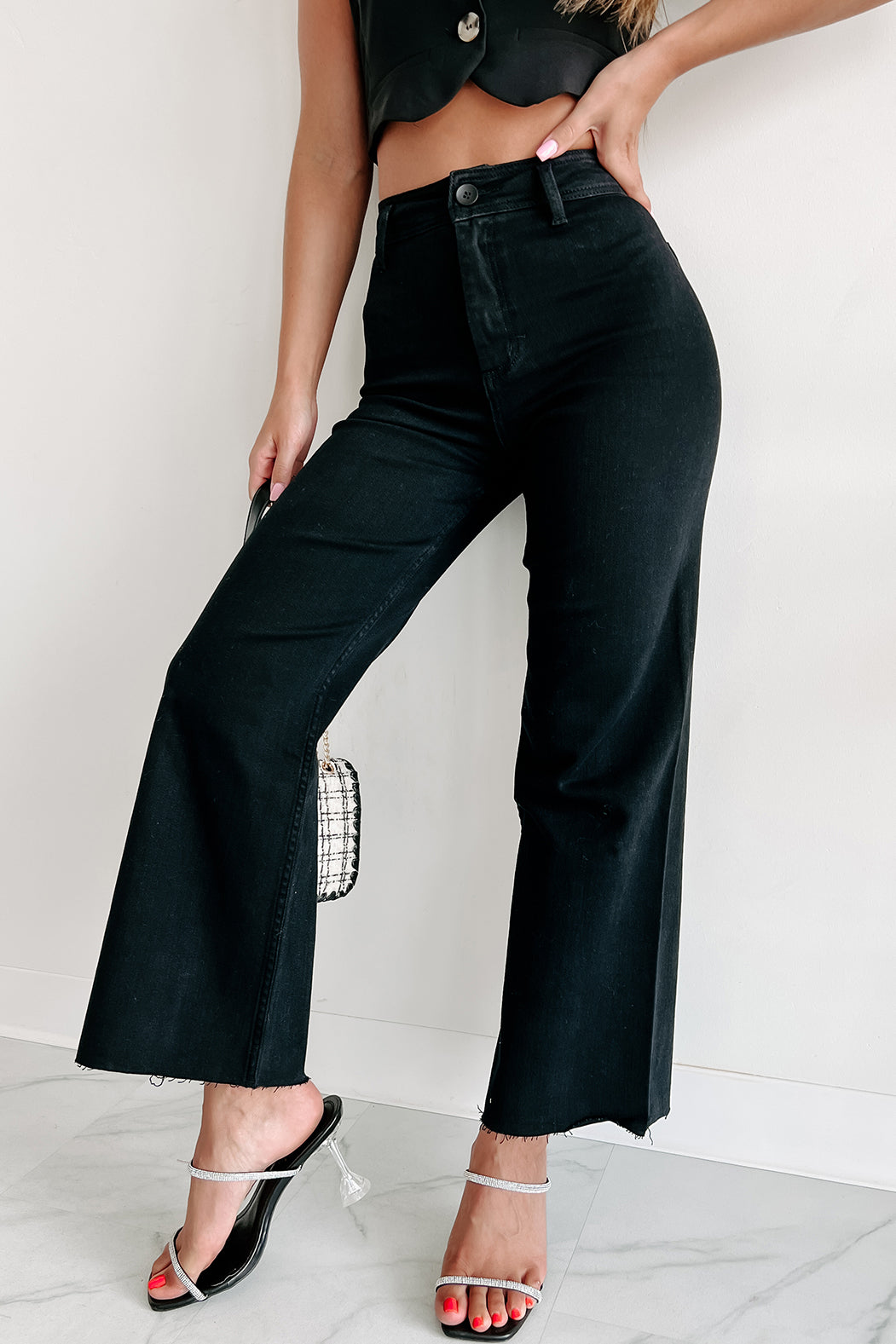 Staying True Wide Leg Jeans (Black) · NanaMacs