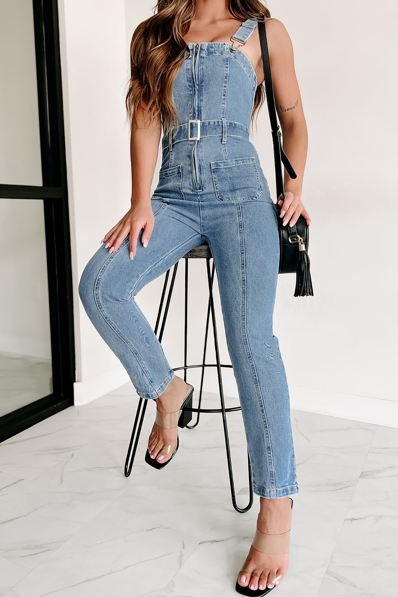 Judy Blue High Rise Maroon Garment Dyed Double Cuffed Boyfriend Overalls |  Freckled Poppy Boutique