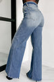 Amelia High Rise Wide Leg Jeans (Medium) - NanaMacs