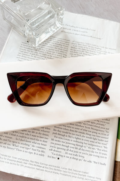 Errand Chic Squared Cat Eye Sunglasses (Multiple Color Options) - NanaMacs