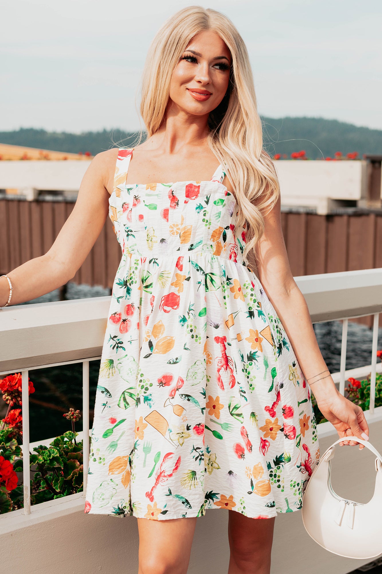 Women's Good Graces Pleated Babydoll Mini Dress
