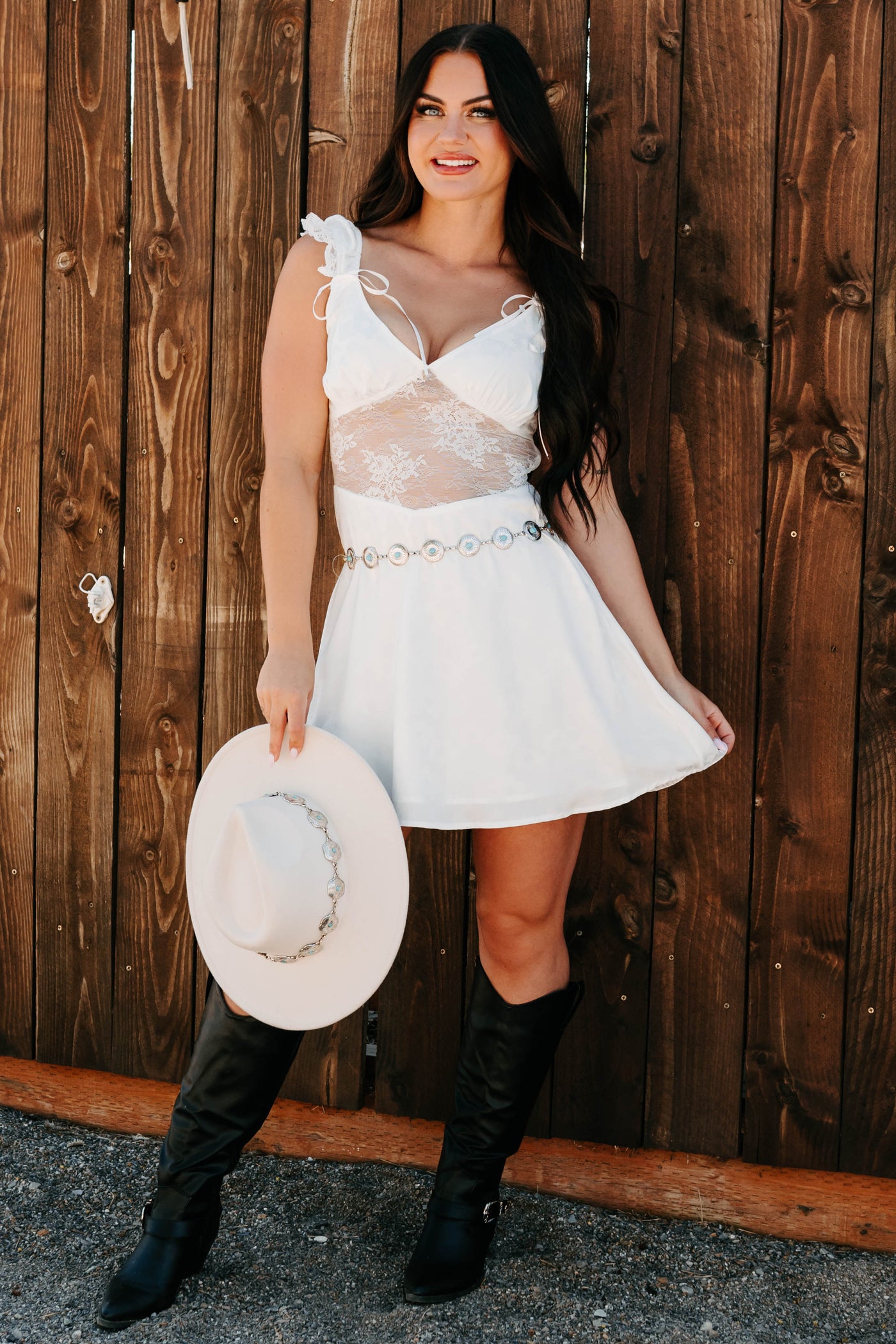 white satin jacquard dress White Satin Jacquard Dress - Two-Piece Dress - Bustier Maxi Dress