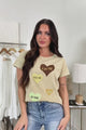 Heartfelt Words Mineral Wash Graphic Tee (Taupe) - NanaMacs