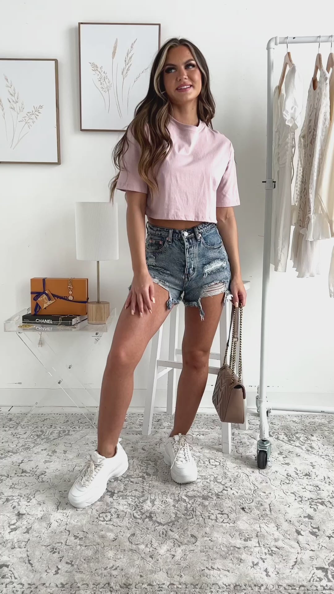 Cute For The Day Crop Top (Mauve) - NanaMacs