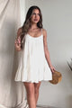 The Sweet Life Tiered Babydoll Dress (Off White)