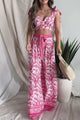 Making Time For Me Two Piece Pant Set (Pink)