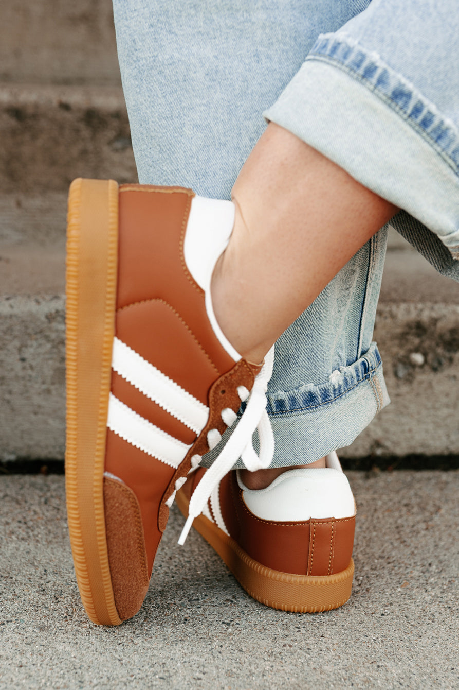 Vibes In Motion Lace-Up Platform Sneakers (Camel) · NanaMacs