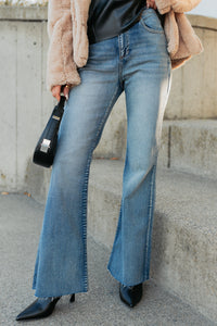 Julius High Rise Flare Sneak Peek Jeans (Medium) - NanaMacs