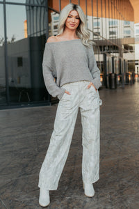 True Authority High Rise Wide Leg Pants (Camo) - NanaMacs