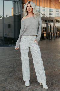 True Authority High Rise Wide Leg Pants (Camo) - NanaMacs