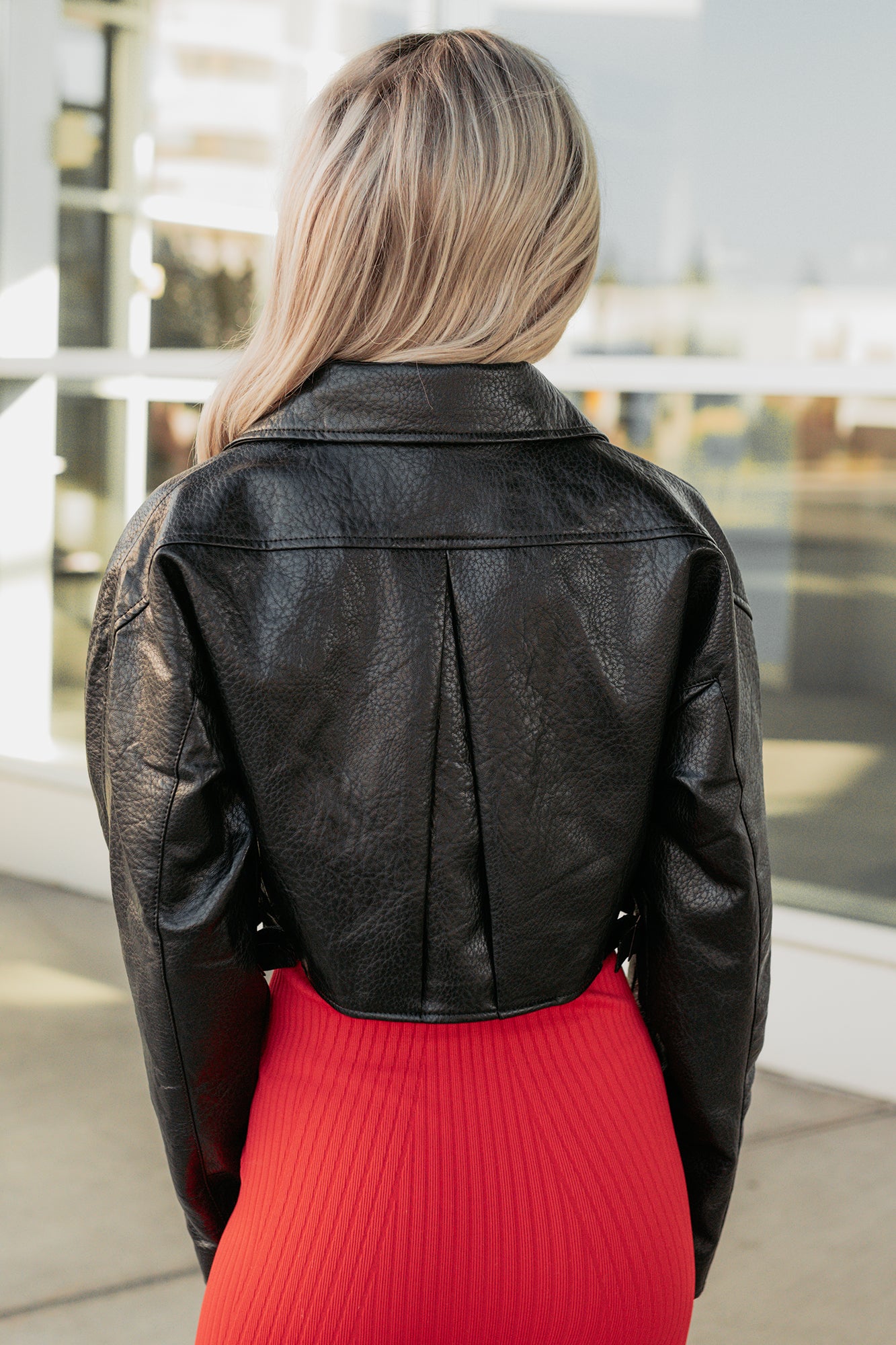 まぁ.♡さん専用★新品未使用★Faux leather crop jacket Savage Love Faux Leather Crop Jacket (Black) · NanaMacs