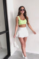 Being Bright Floral Padded Sports Bra (Green)