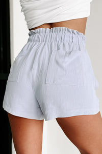 Meant To Be Drawstring Waist Shorts (Lilac) - NanaMacs