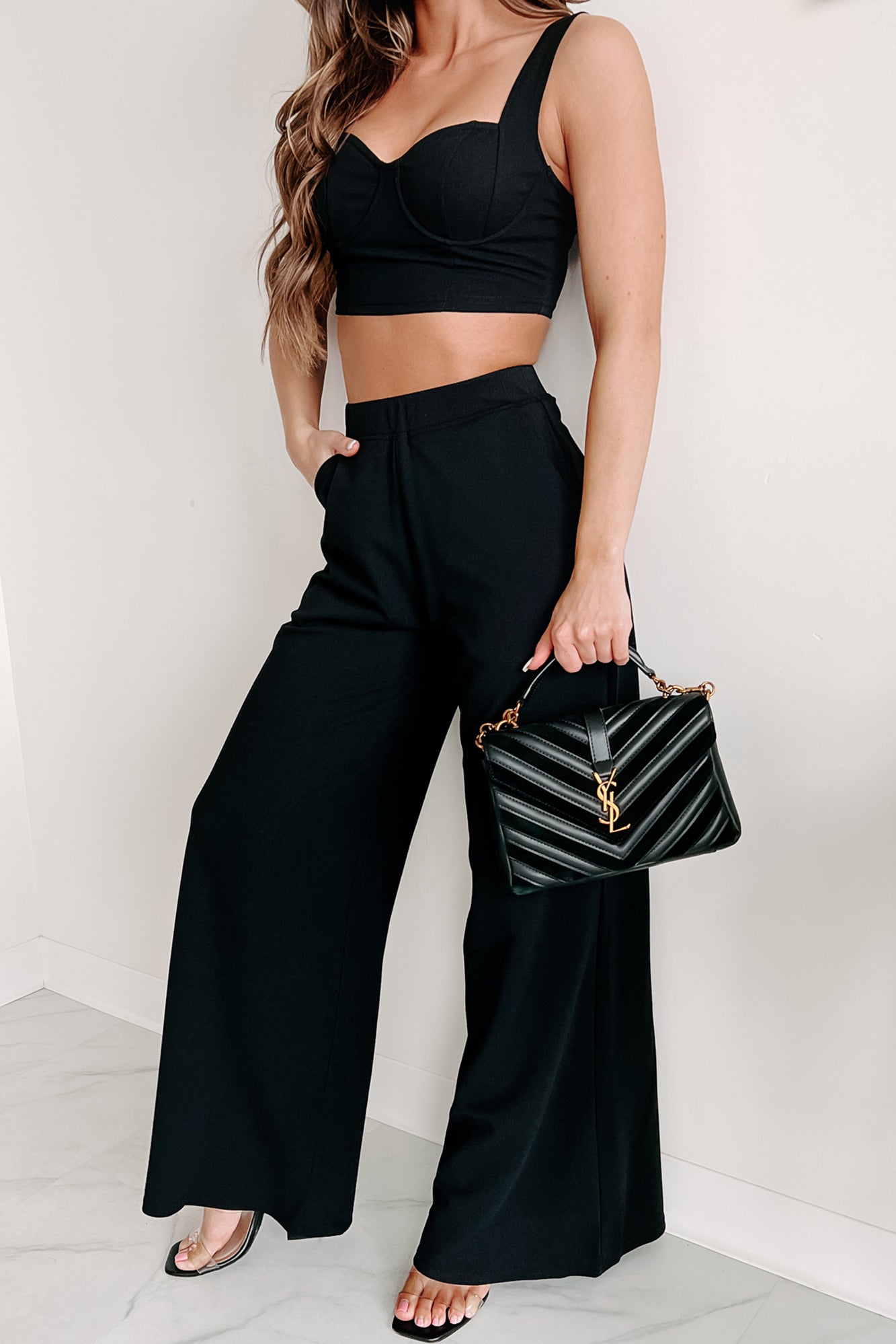 No Dull Moments Two Piece Pant Set (Black) - NanaMacs