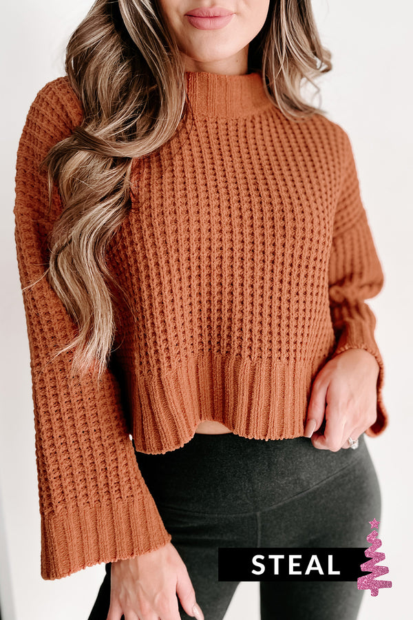 Holiday Steal- Style Conscious Chunky Knit Sweater (Camel) - NanaMacs