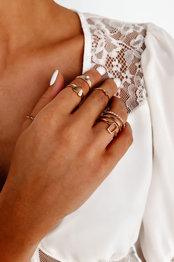 Athens Ring Set (Gold) - NanaMacs