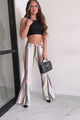 Never Blend In Striped Bell Bottoms (Yellow Multi)