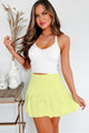 Resisting Your Charms Cropped Halter Knit Tank (Ivory) - NanaMacs