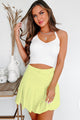 Resisting Your Charms Cropped Halter Knit Tank (Ivory) - NanaMacs