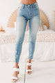 Persistently Positive High Rise Kancan Jeans (Medium) - NanaMacs