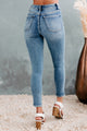 Gisele Flying Monkey High-Rise Distressed Skinny Jeans (Light Medium) - NanaMacs