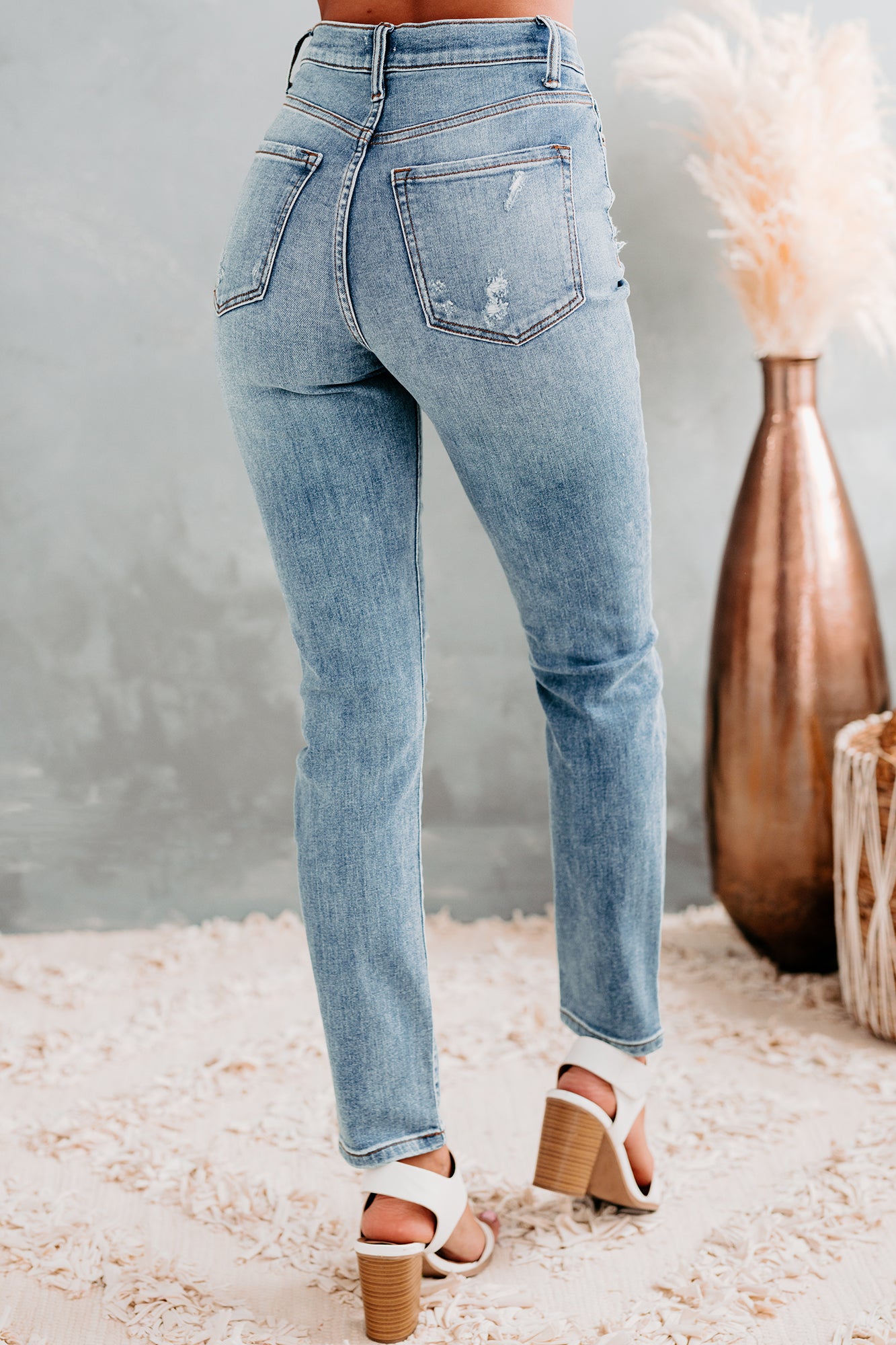 Button down high waisted hot sale jeans