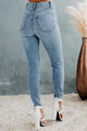 So Rad Sneak Peek High-Rise 90's Skinny Jeans (Medium Light) - NanaMacs