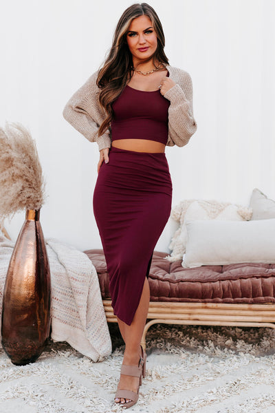 Epiphany Moment Bolero Knit Cardigan (Oatmeal) - NanaMacs