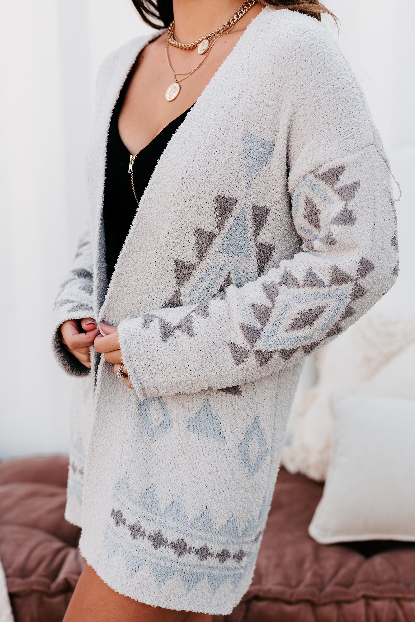 Southwest hot sale print cardigan