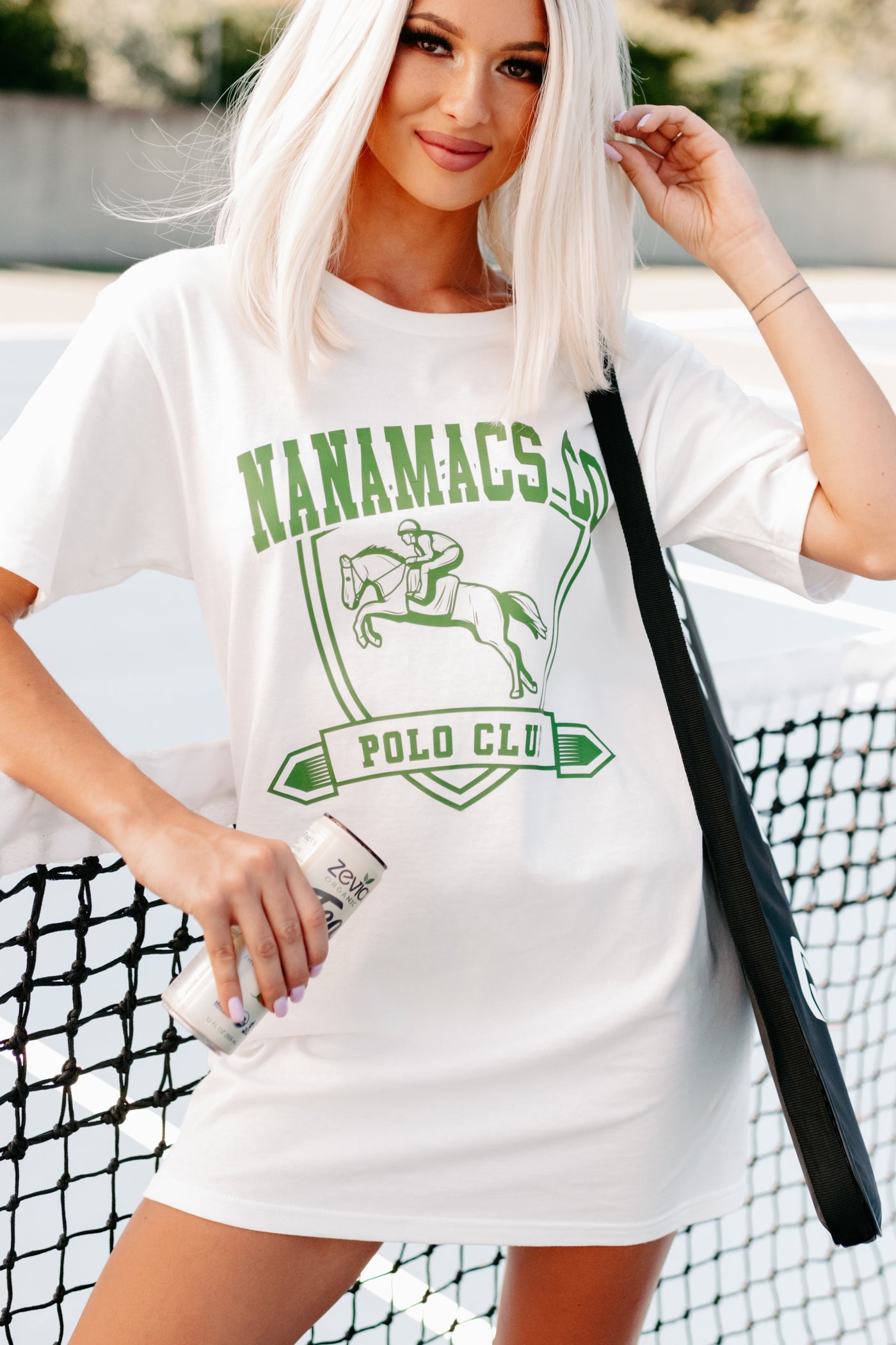 "NanaMacs Co. Polo Club" Graphic - Multiple Shirt Options (White) - Print On Demand - NanaMacs