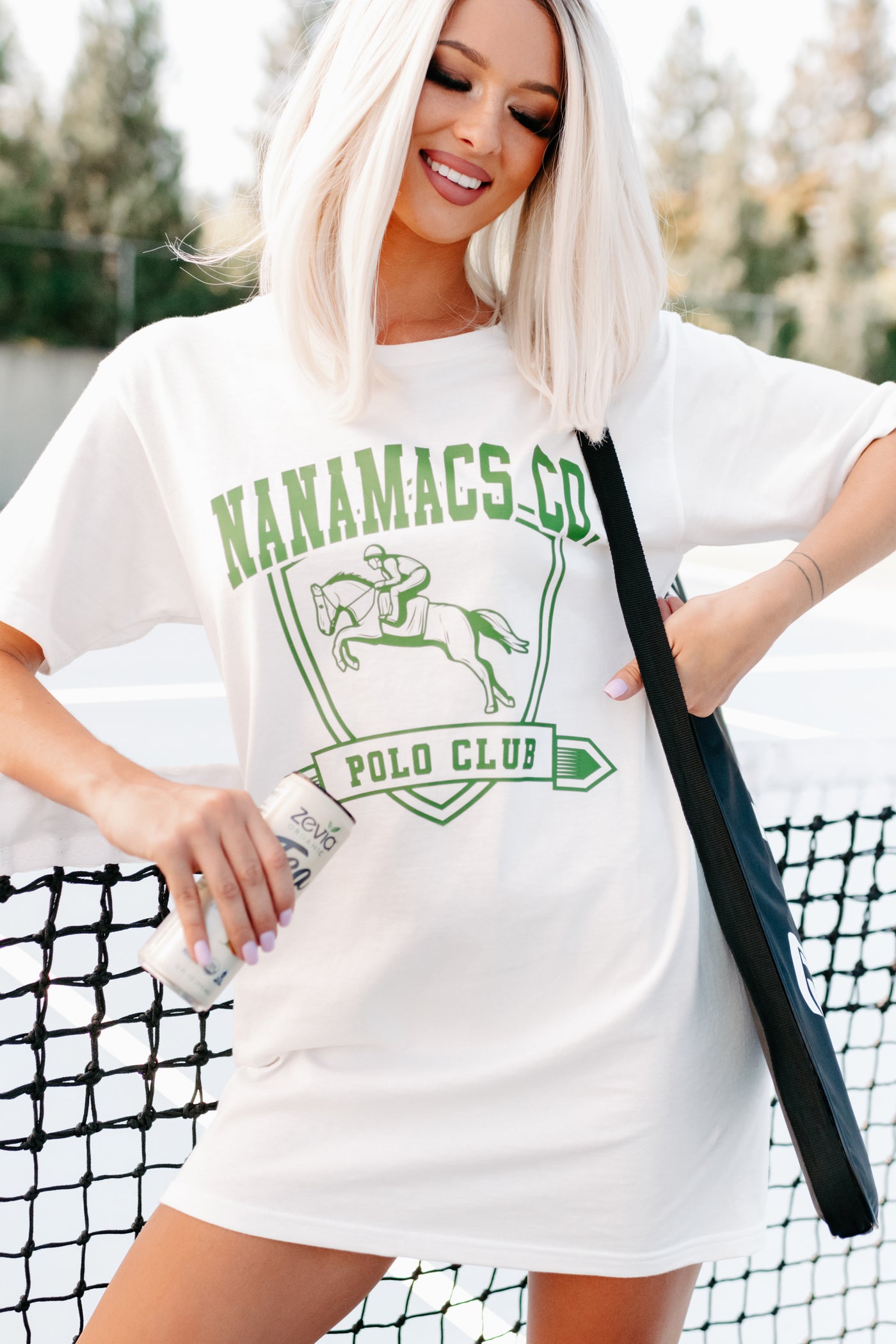 "NanaMacs Co. Polo Club" Graphic - Multiple Shirt Options (White) - Print On Demand - NanaMacs