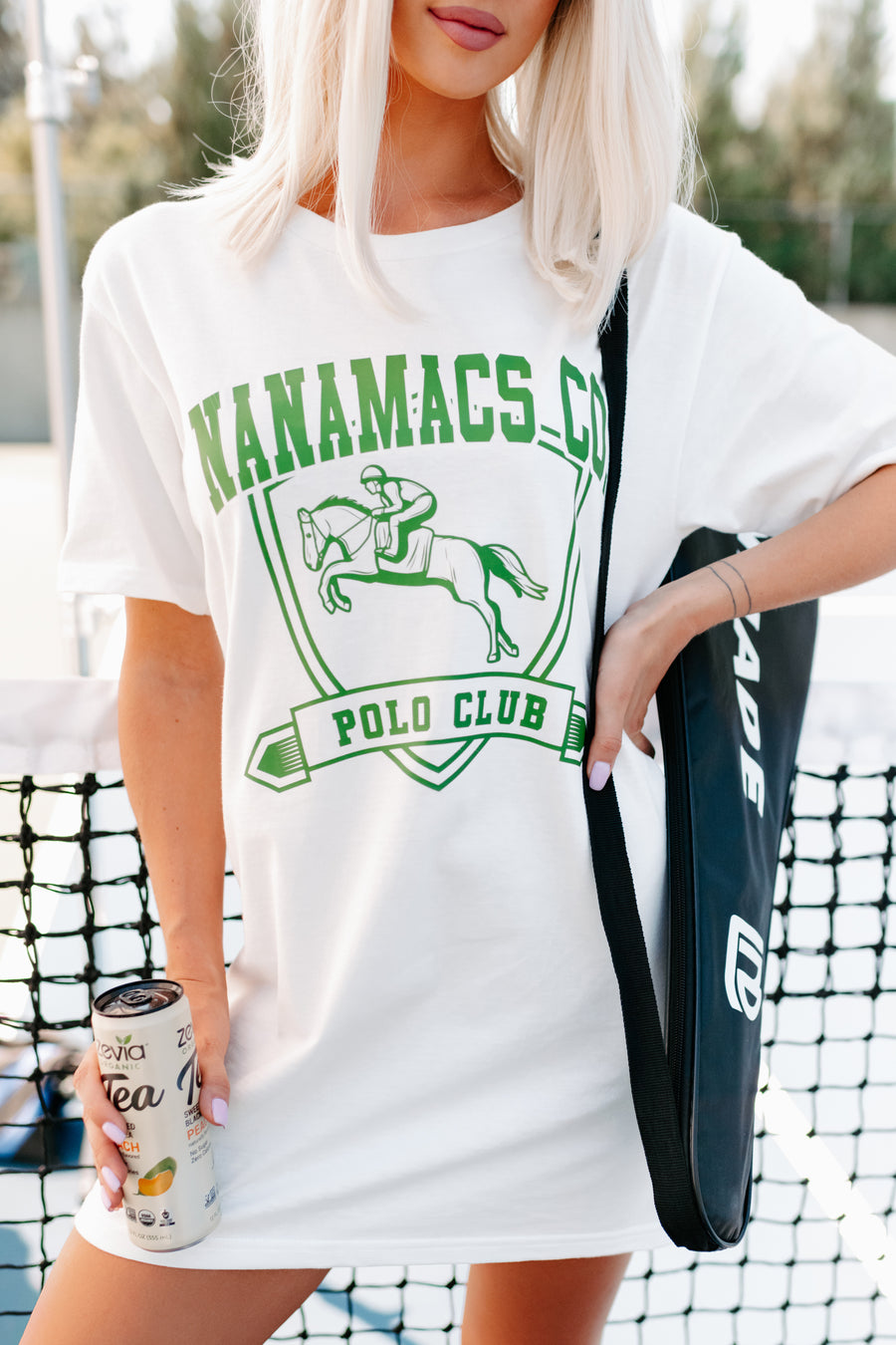 "NanaMacs Co. Polo Club" Graphic - Multiple Shirt Options (White) - Print On Demand - NanaMacs