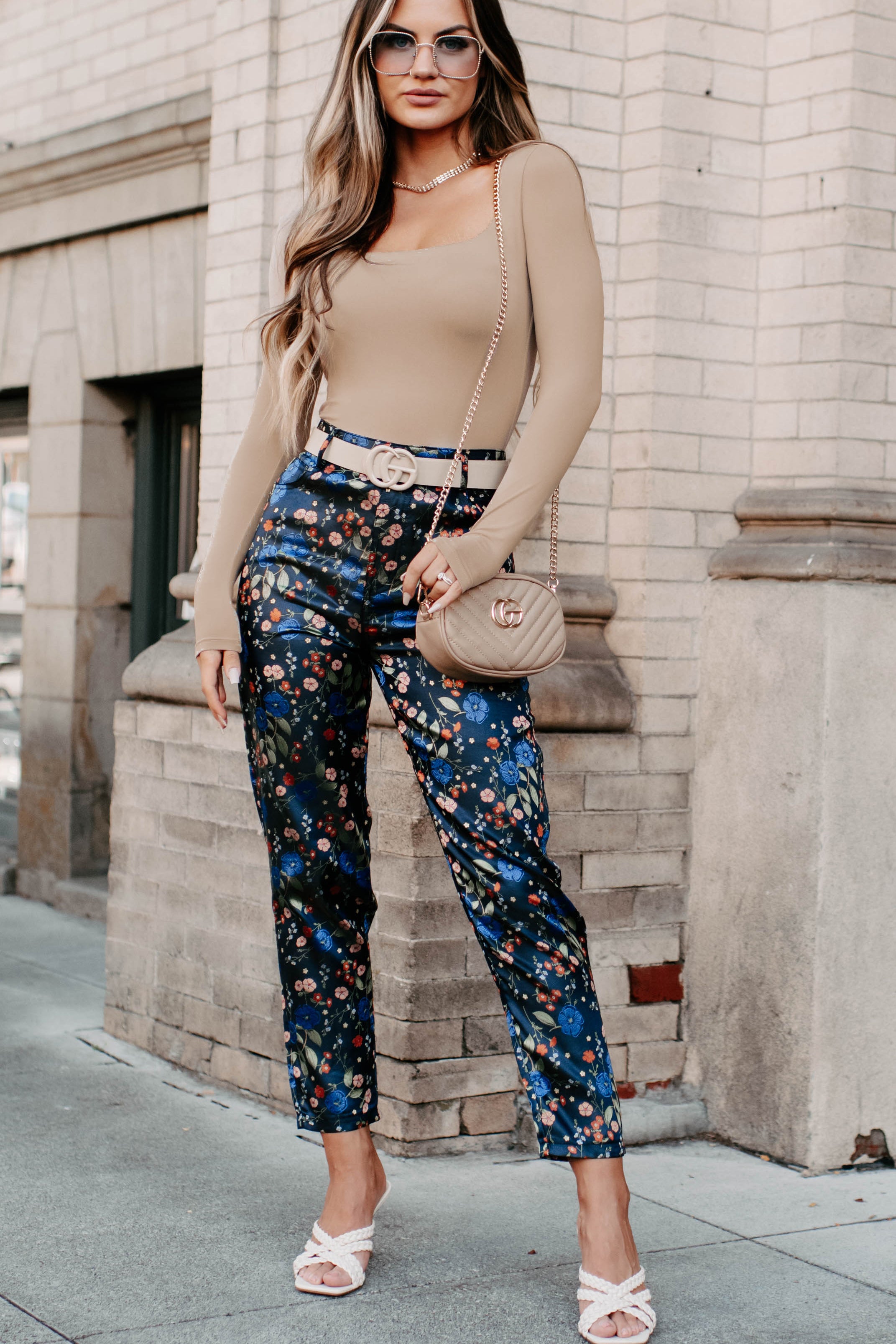 Alejandra Alonso Rojas High-waisted Printed Jeans in White | Lyst