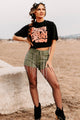 "Every Day Is A Dream" Boxy Fit Puff Graphic Crop Tee (Black) - Print On Demand - NanaMacs