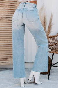 Tony High Rise 90's Kancan Distressed Skater Jeans (Light) - NanaMacs