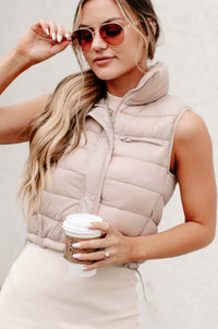 Northern Winds Puffer Vest (Pink Powder) - NanaMacs