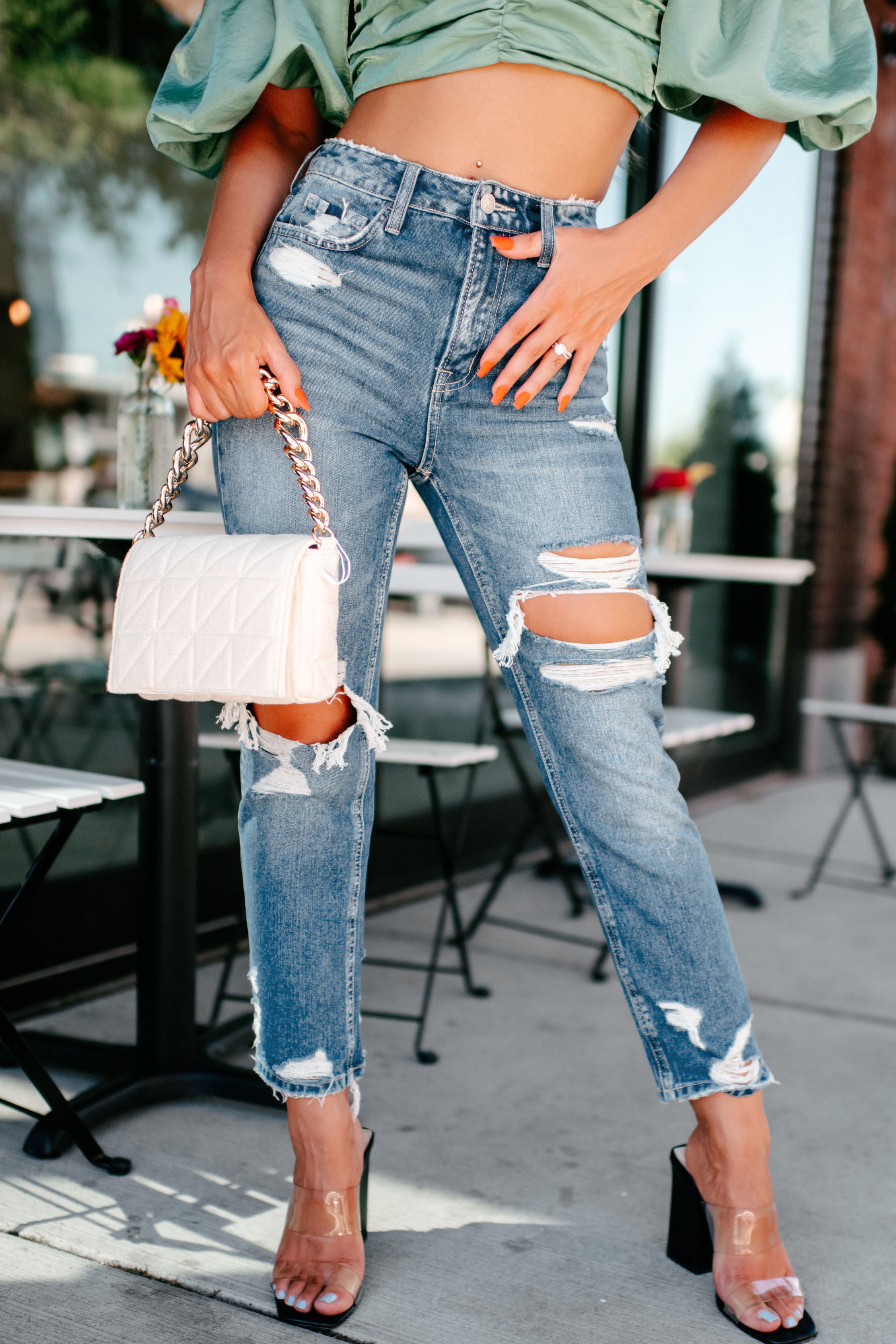 Size 24 outlet ripped jeans