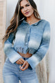 Laylena Ombre Fringe Sweater (Blue) - NanaMacs