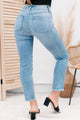 Middle Of The Road High Rise Non-Distressed Rewash Mom Jeans (Medium) - NanaMacs