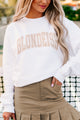 "Blondeish" Graphic - Multiple Shirt Options (White/Taupe) - Print On Demand - NanaMacs
