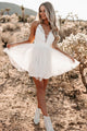 Beguiling Innocence Tulle Mini Dress (Ivory) - NanaMacs